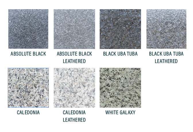 Granite countertop color options