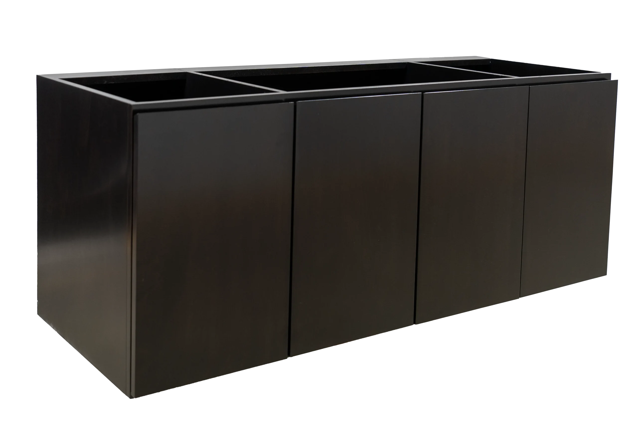The floating full overlay cabinet is a perfect option for