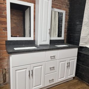 Wilkerson Style Vanity, Tower, Mirrors, and Countertop Combo