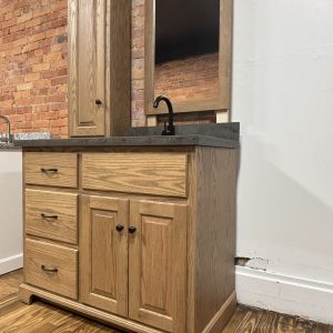 Southerland Style Vanity, Tower, Mirror, and Countertop Combo