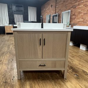 36’’ California Style Vanity with Quartz Top
